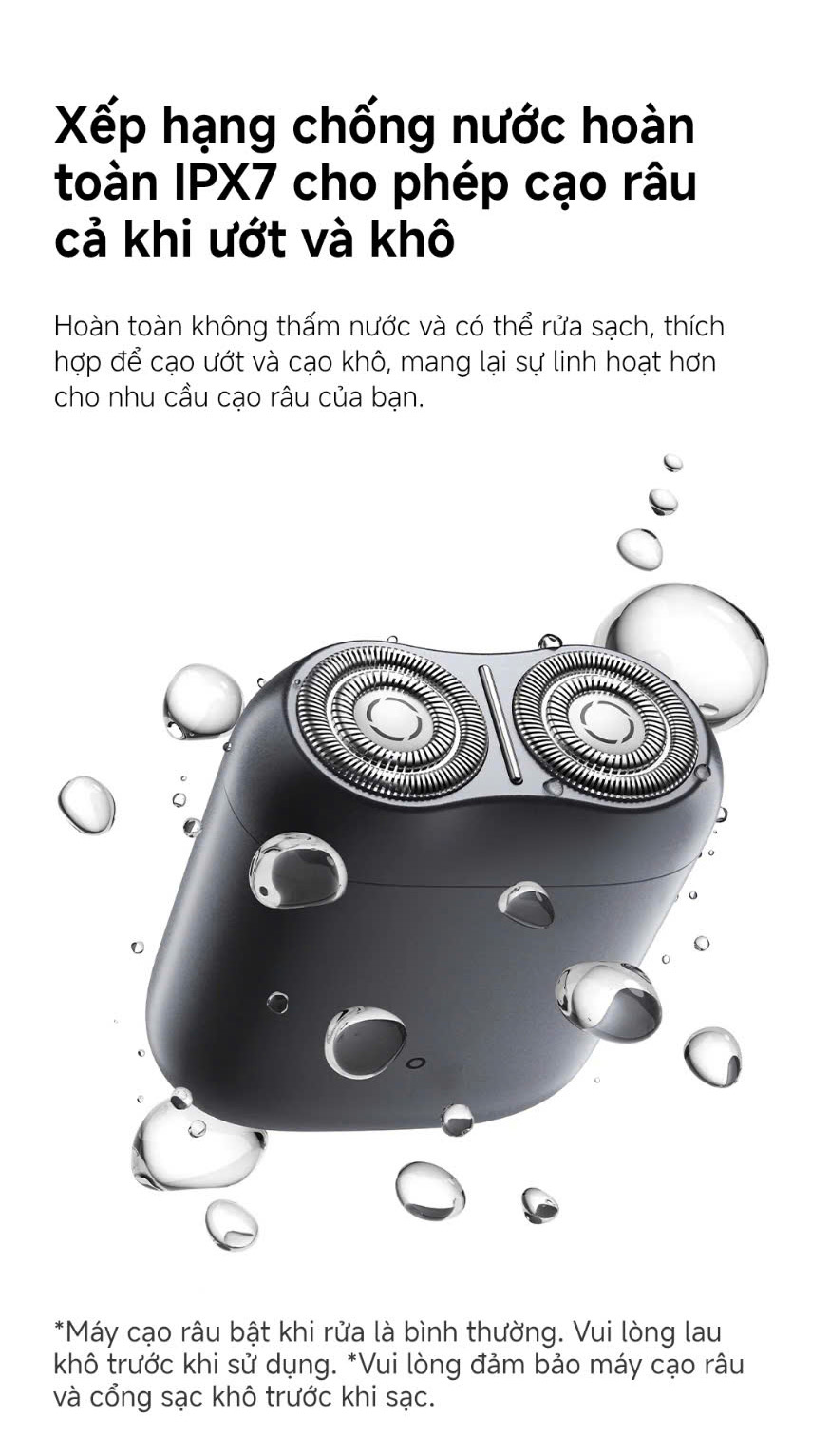 Xiaomi Electric Shaver S200 feature