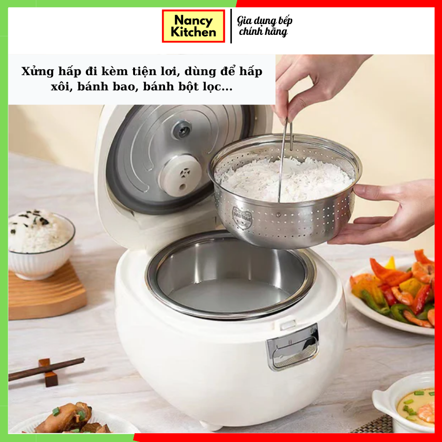 [Chính hãng]Nồi Cơm Điện Đa Năng SnapBee RC3000 PRO– Inox 304 Vân Lục ...