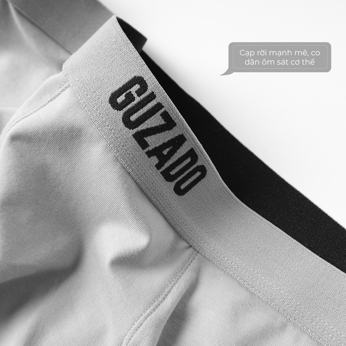 Mô tả Combo 3 Quần Lót Boxer Nam Guzado Cotton Compact Dáng Trunk Co Giãn Thoáng Khí Vượt Trội CB3GBX - 9