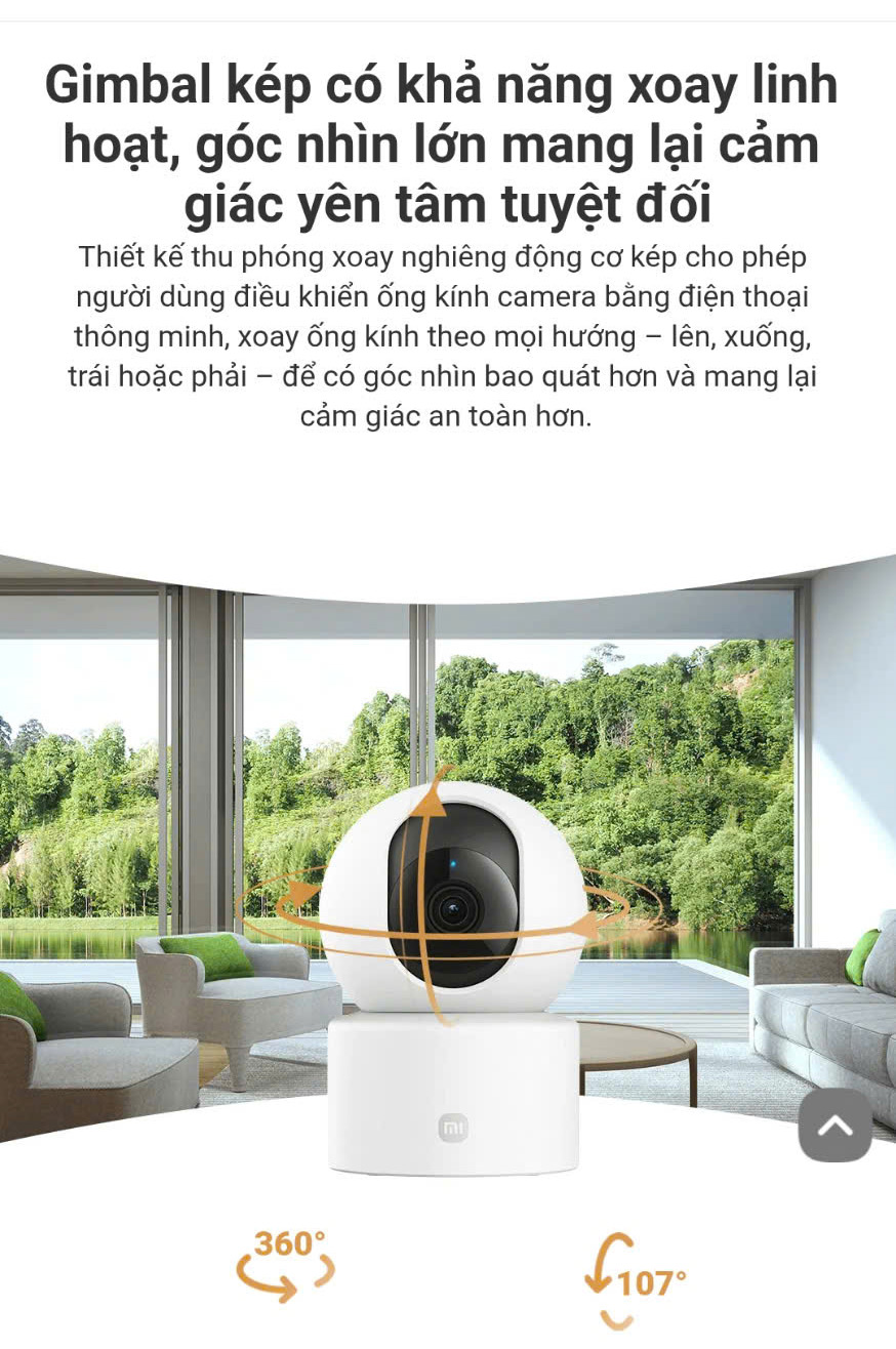Mô tả Camera Xiaomi C301 BHR8683GL giám sát thông minh - chất lượng hình ảnh 2K - 7