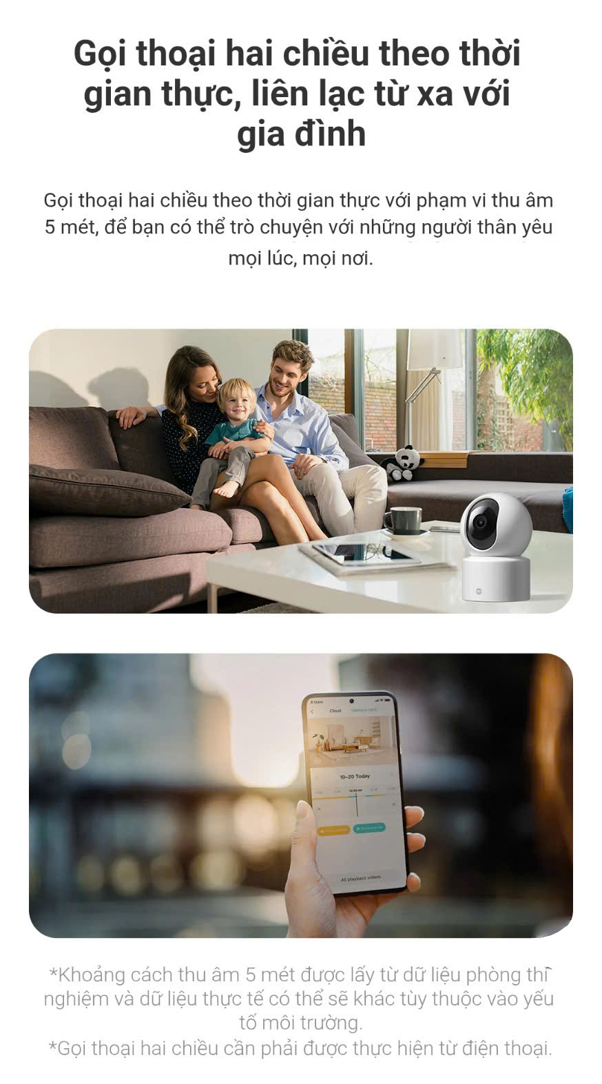 Mô tả Camera Xiaomi C301 BHR8683GL giám sát thông minh - chất lượng hình ảnh 2K - 8