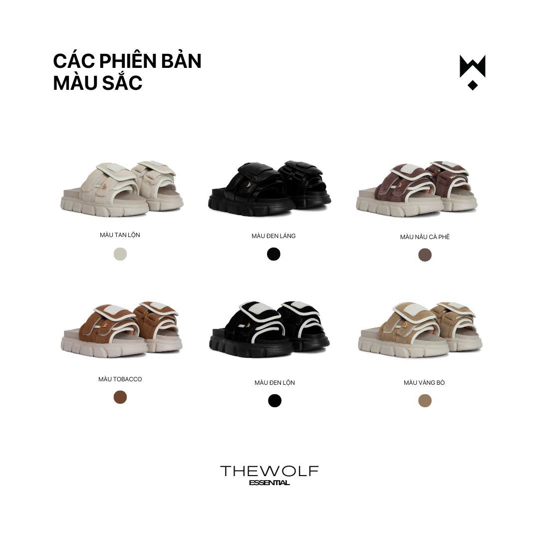 Mô tả Dép Sandal Nam Nữ Tăng Chiều Cao THE STRAP WOLF SLIDE SANDAL - 2