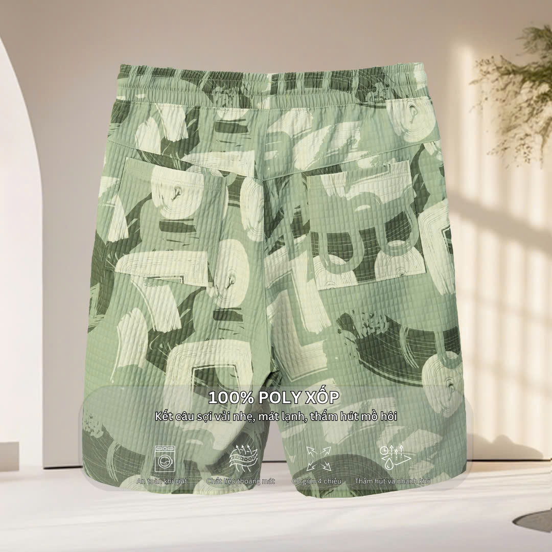 Mô tả Quần Sooc Thun Big Size Nam 80-140kg AKYOO Vải Thun Co Giãn, Thoải Mái - ST BIEN - 2