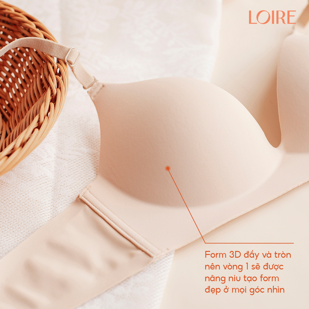 Mô tả Áo Lót Không Gọng Đệm Mỏng Thoải Mái Cúp Chữ V Sâu Định Hình Ngực Loire AL250304 - 4