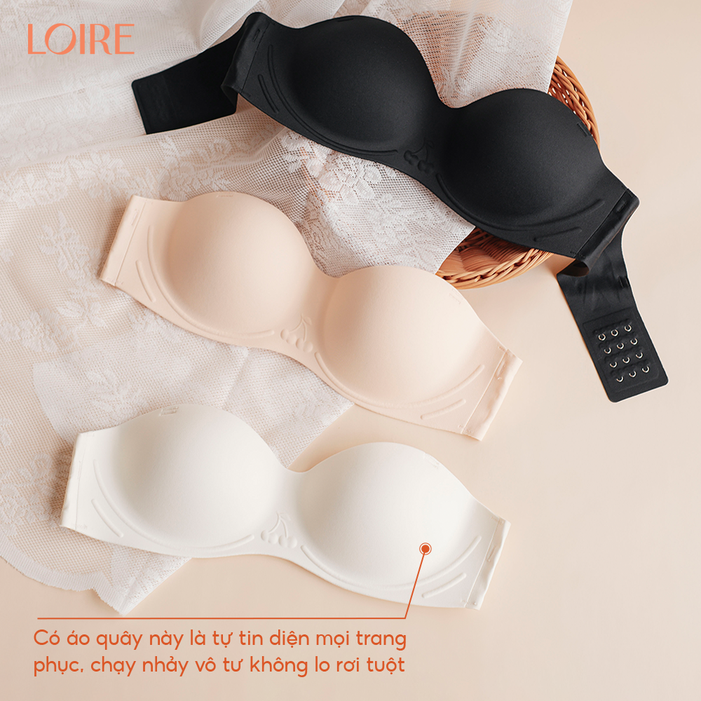 Mô tả Áo Ngực Su Áo Quây Không Gọng Đệm Mỏng Ôm Ngực Tự Nhiên Loirechic AL250307 - 1