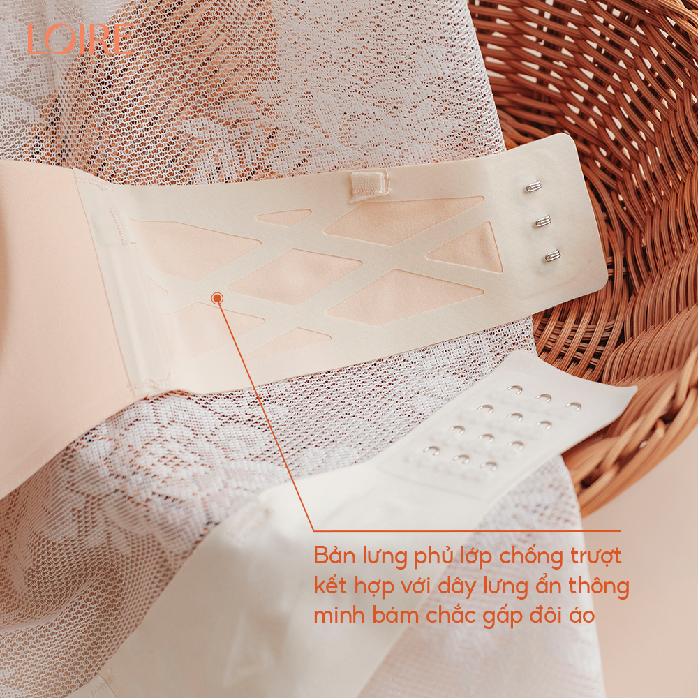 Mô tả Áo Ngực Su Áo Quây Không Gọng Đệm Mỏng Ôm Ngực Tự Nhiên Loirechic AL250307 - 2