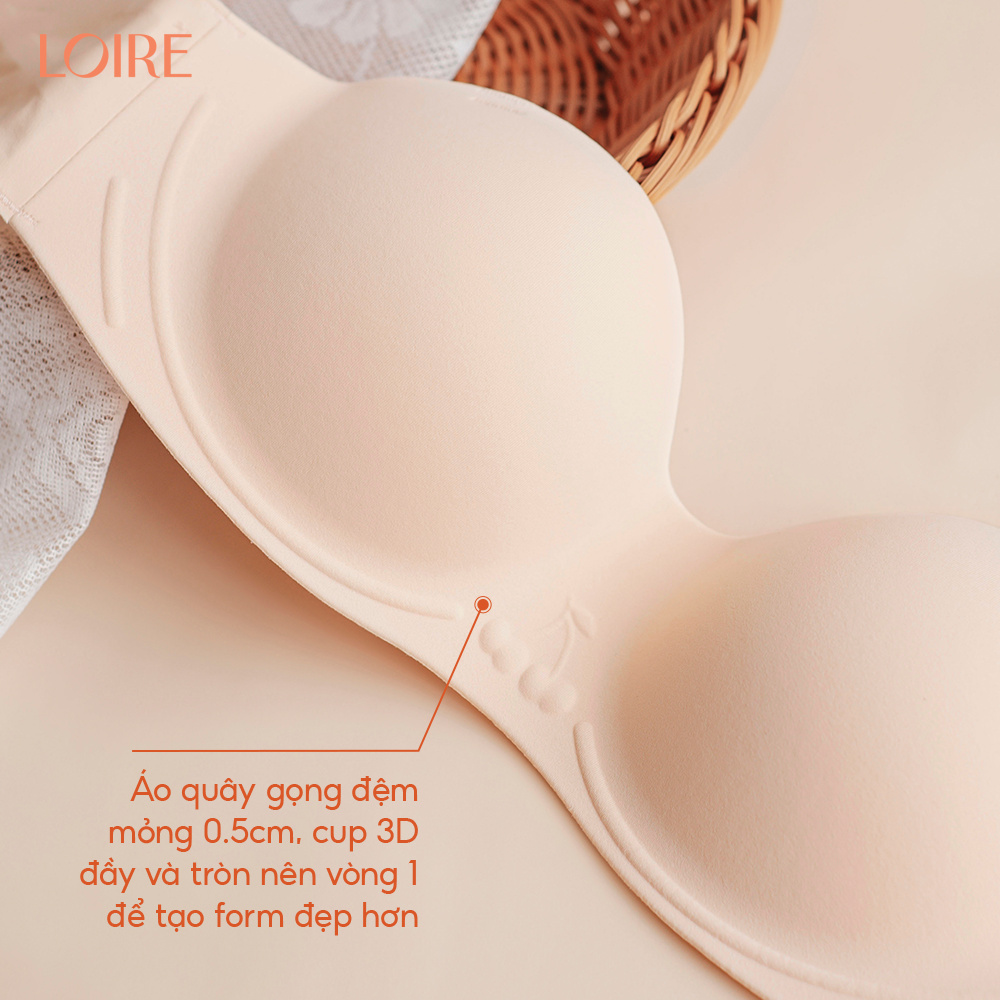 Mô tả Áo Ngực Su Áo Quây Không Gọng Đệm Mỏng Ôm Ngực Tự Nhiên Loirechic AL250307 - 4