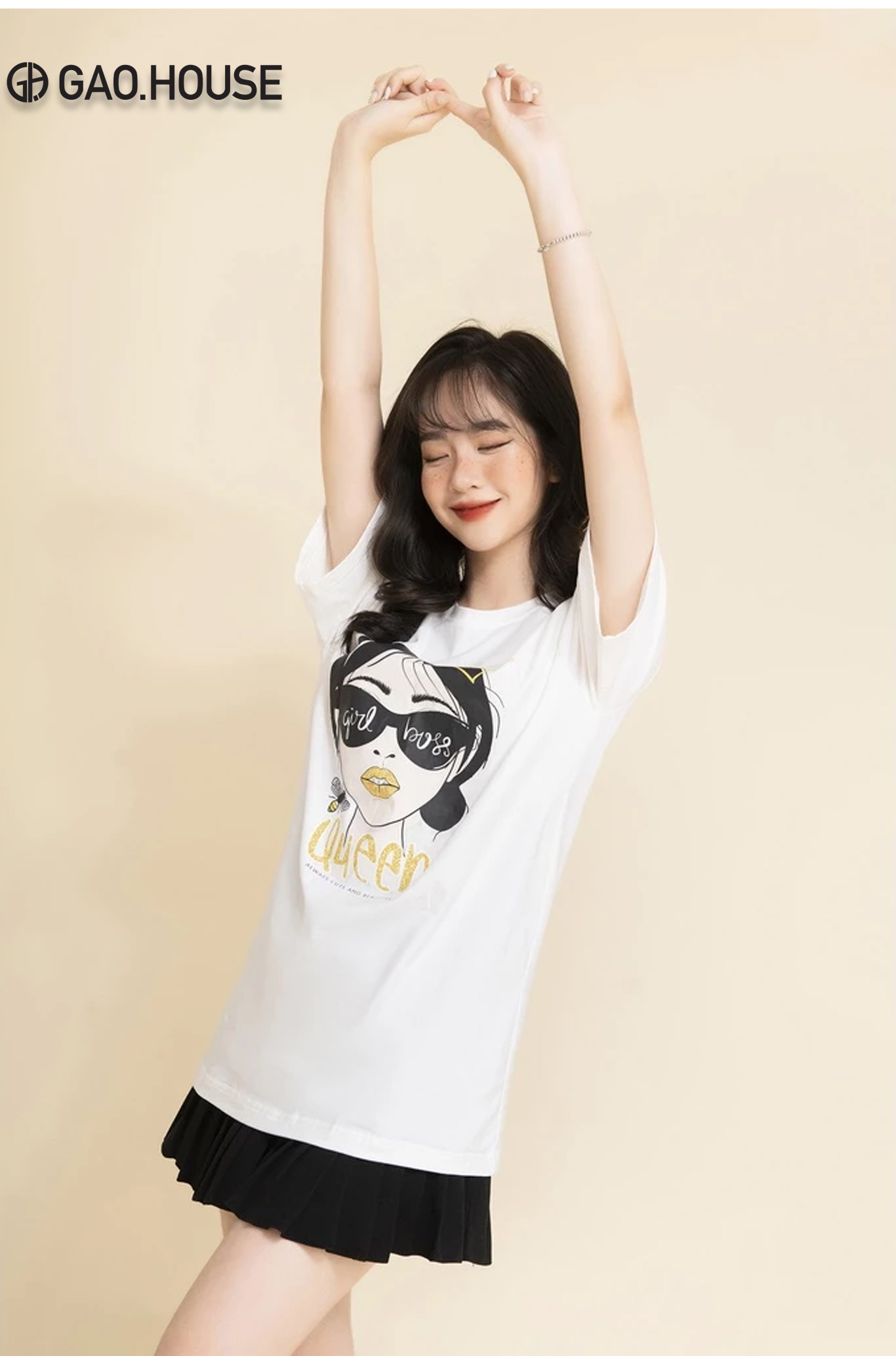 Áo thun cotton 4 chiều Gạo House