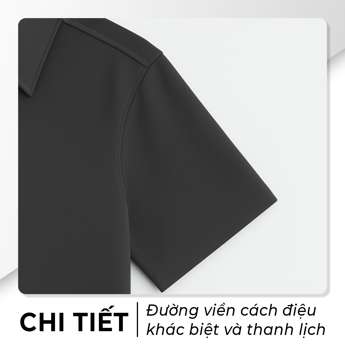 Mô tả Áo sơ mi trơn nam tay ngắn SIXMEN, form regular tôn dáng, chất liệu Cotton cao cấp thấm hút mồ hôi, không nhăn, co giãn - 7