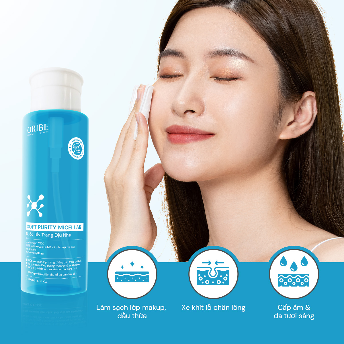 Mô tả Nước tẩy trang Oribe làm sạch sâu dịu nhẹ không cay mắt cho mọi làn da - 4