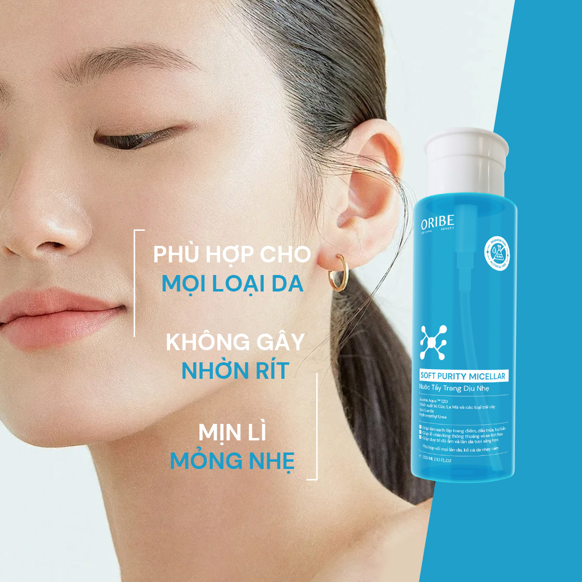 Mô tả Nước tẩy trang Oribe làm sạch sâu dịu nhẹ không cay mắt cho mọi làn da - 5