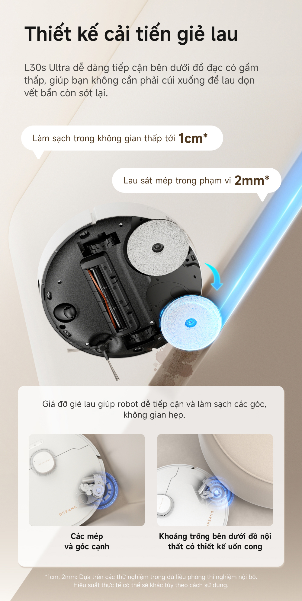 Mô tả Robot hút bụi lau sàn chuyên dụng Dreame L30s Ultra/ X30 Ultra - Bản quốc tế - Bảo hành 24 tháng - 2