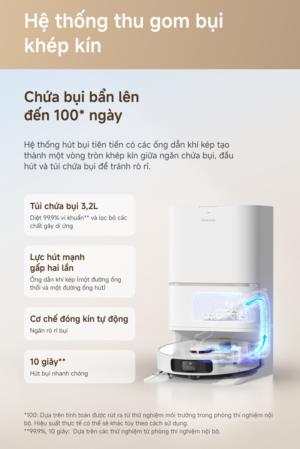 Mô tả Robot hút bụi lau sàn chuyên dụng Dreame L30s Ultra/ X30 Ultra - Bản quốc tế - Bảo hành 24 tháng - 8