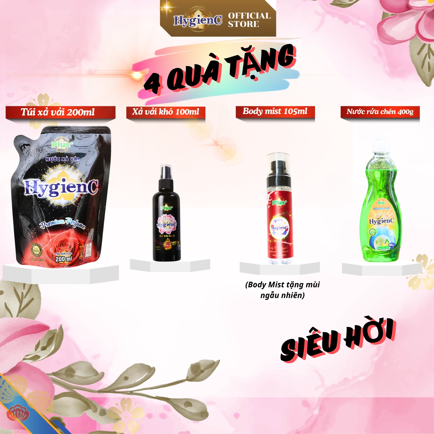 Mô tả Combo 3 Túi nước giặt đậm đặc HygienC Plus+ Khối lượng 2.6Kg - CB3T1 - 2