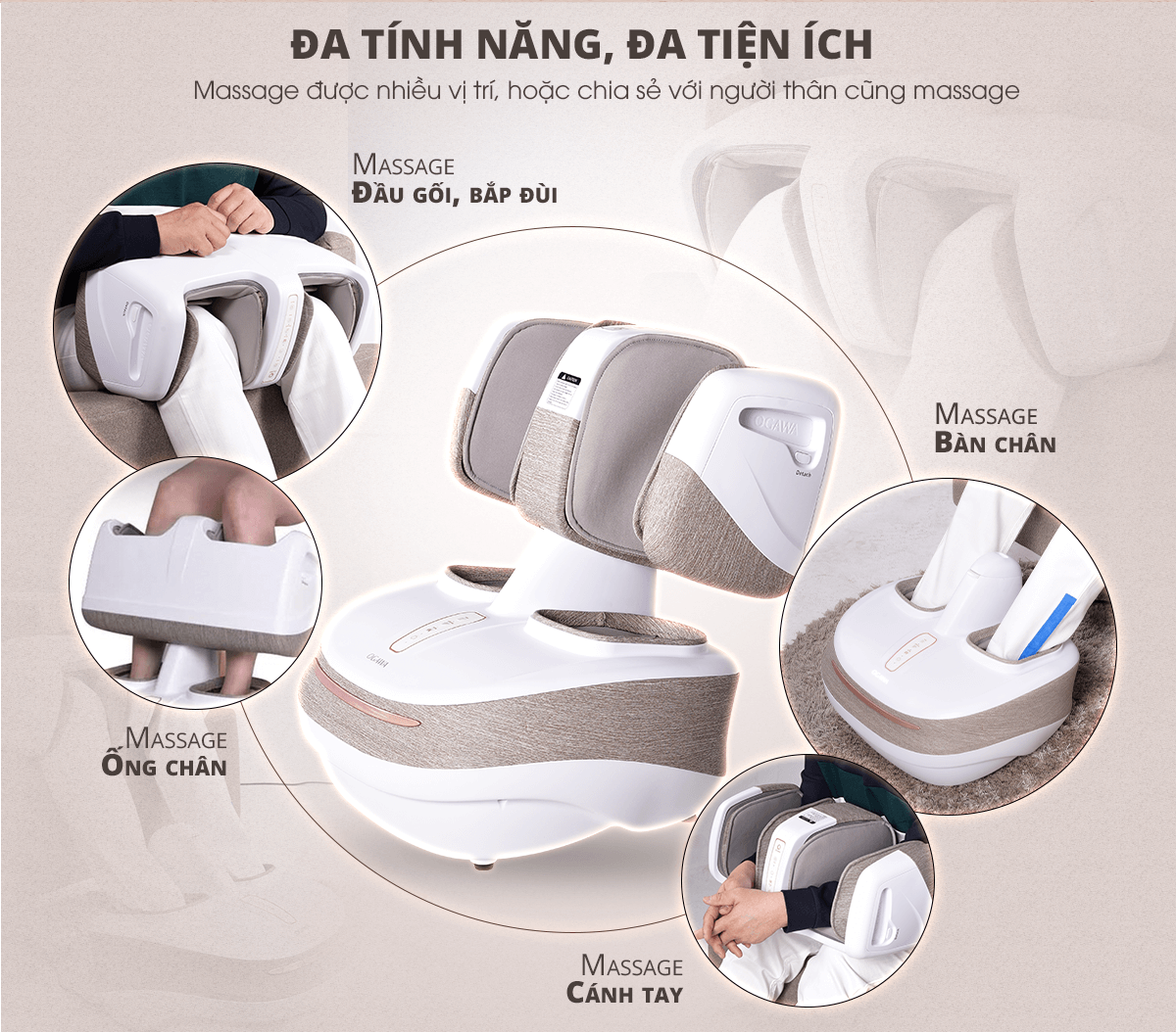 Ogawa Omknee May Massage Ogawa OGAWA Omknee Foot Massager Irelax NZ