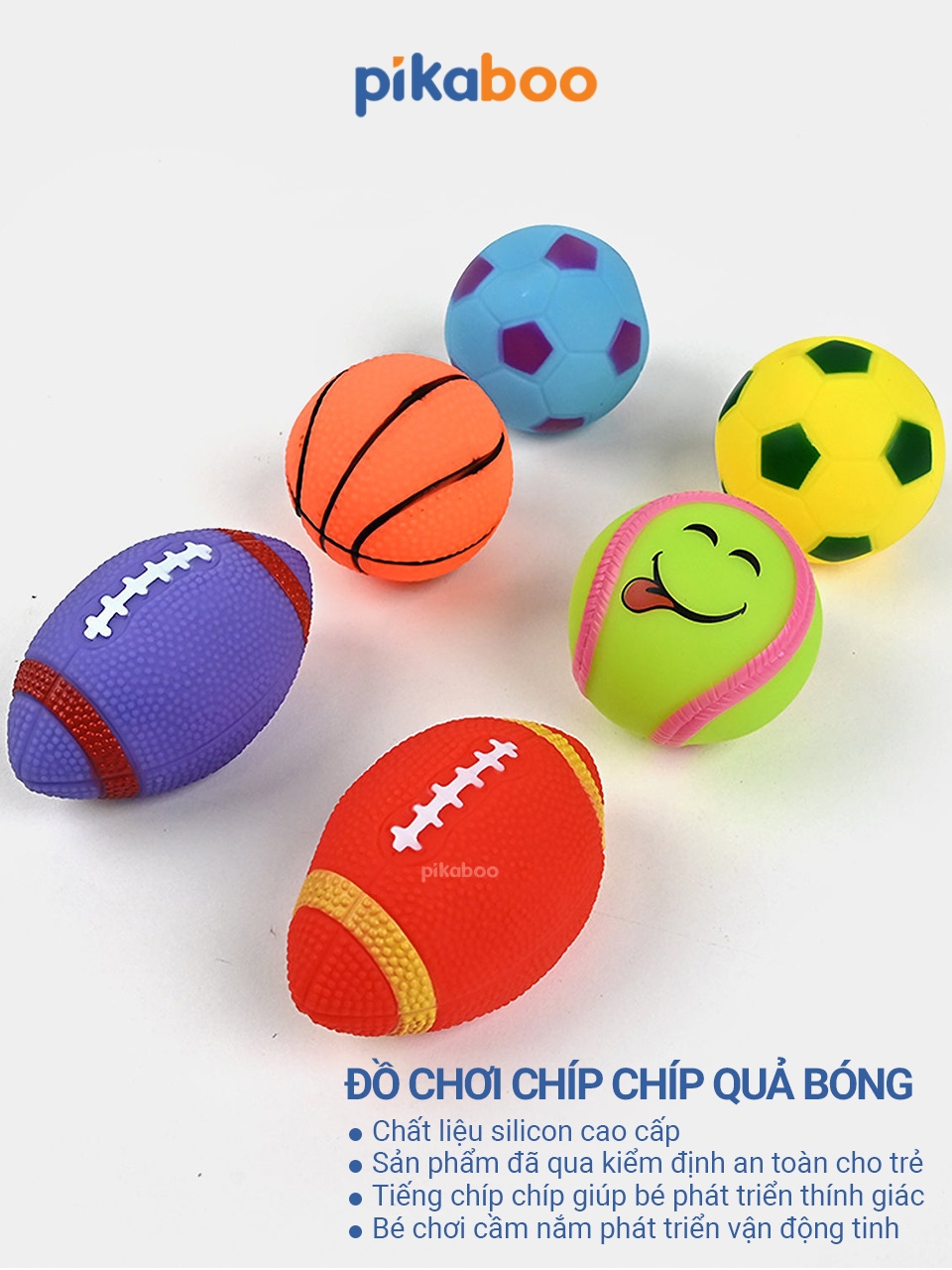 Mô tả Đồ chơi chíp chíp Pikaboo đủ kiểu dáng và màu sắc ngộ nghĩnh giúp bé sớm tăng cường vận động tinh - 4