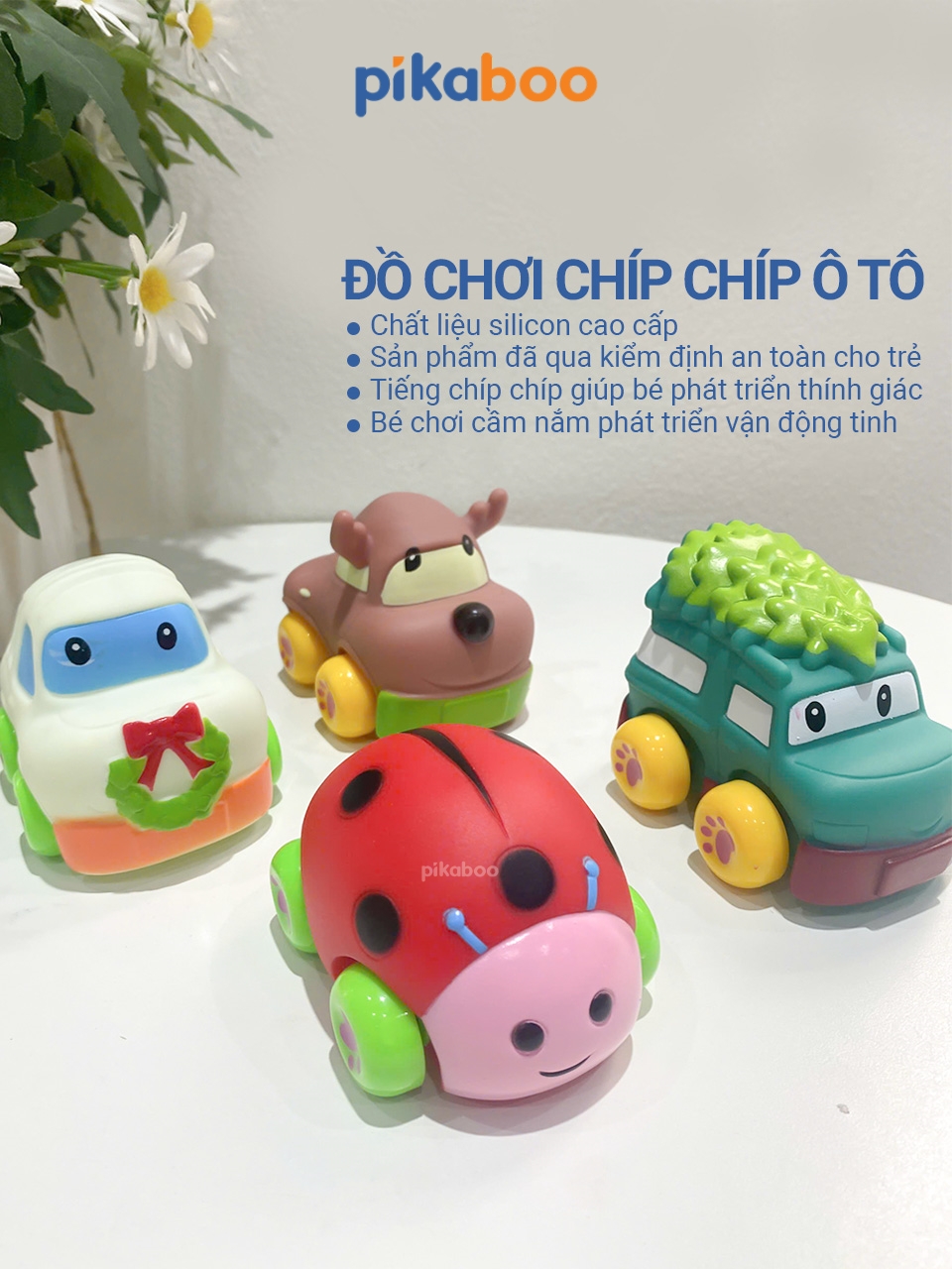 Mô tả Đồ chơi chíp chíp Pikaboo đủ kiểu dáng và màu sắc ngộ nghĩnh giúp bé sớm tăng cường vận động tinh - 8