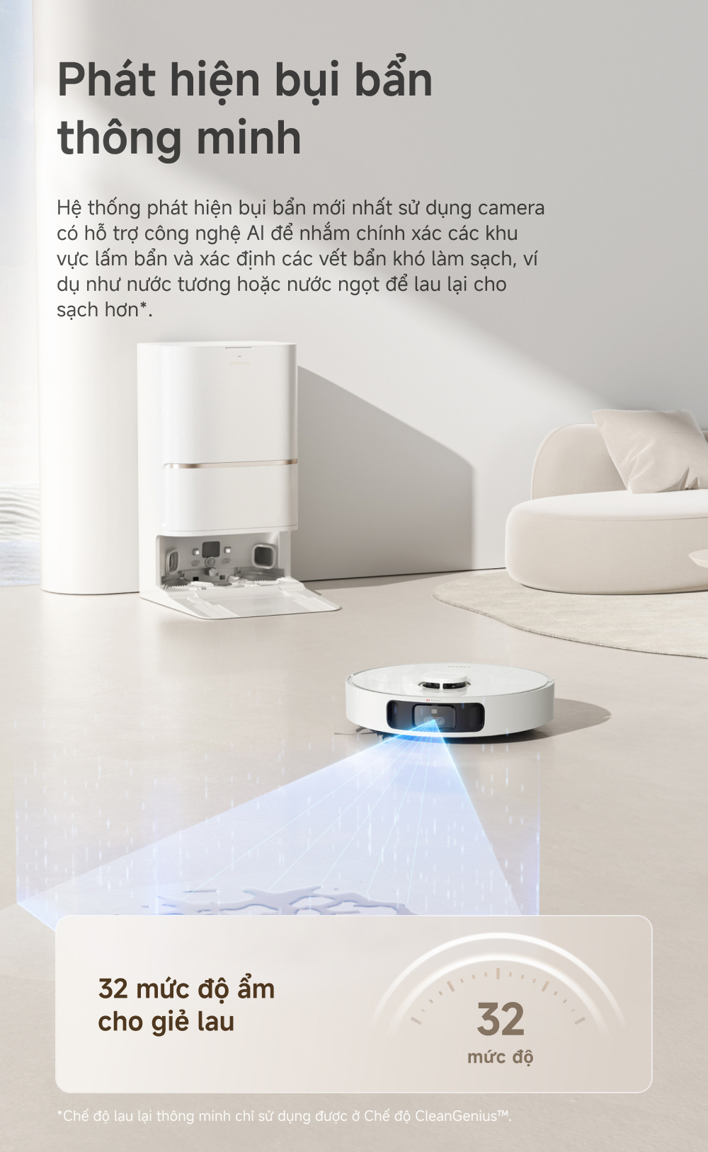 Mô tả Robot hút bụi lau sàn chuyên dụng Dreame L30s Ultra/ X30 Ultra - Bản quốc tế - Bảo hành 24 tháng - 9
