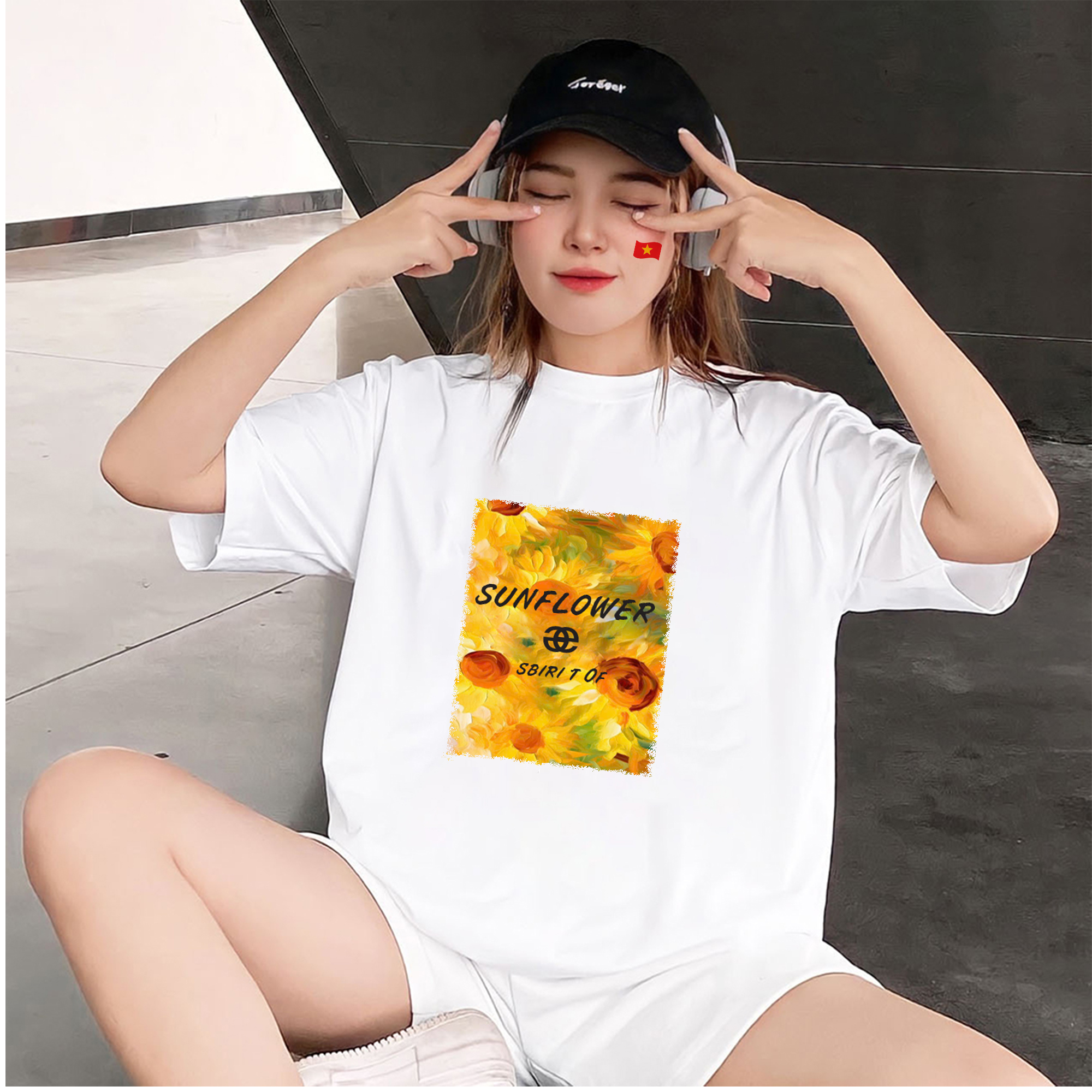 Mô tả Áo Thun Gạo House Unisex cotton 100% cao cấp, áo phông nam nữ cộc tay cổ tròn,áo phông đi biển MAT05 - 1