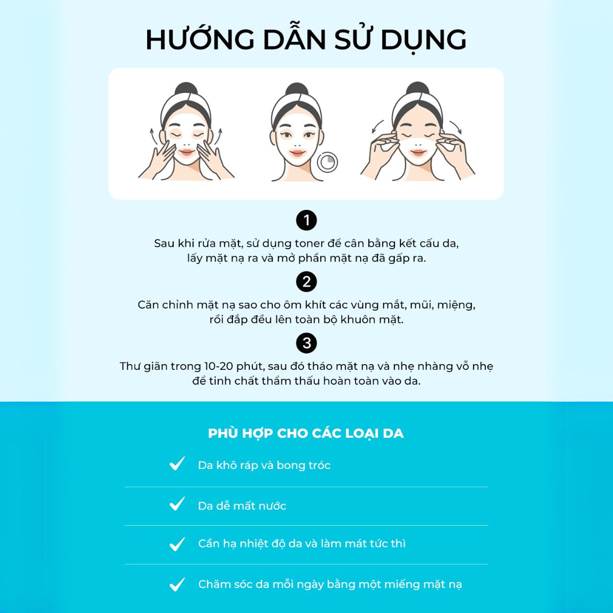 Mô tả Combo 10 Mặt Nạ Hỗ Trợ Phục Hồi Da Khô Ráp DERLADIE LABORATORIE VITAL AQUA SOLUTION MASK 30mlx10 - 8