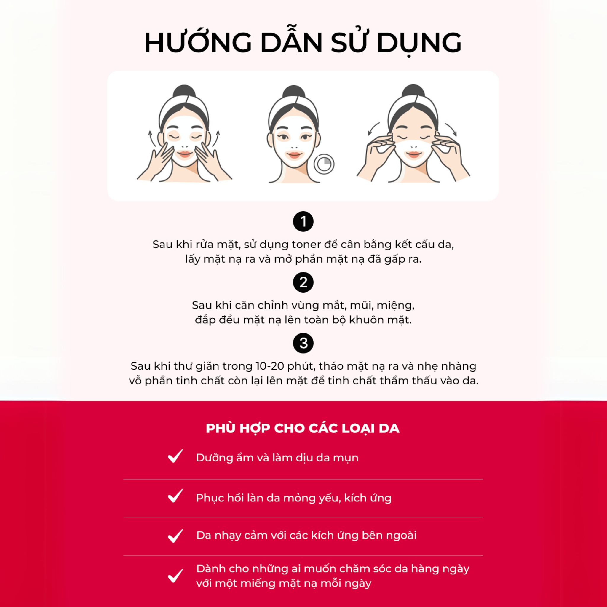 Mô tả Combo 10 Mặt Nạ Hỗ Trợ Phục Hồi Làm Dịu Da Mụn DERLADIE LABORATORIE VITAL  ACBLEMISH SOLUTION MASK 30mlx10 - 6