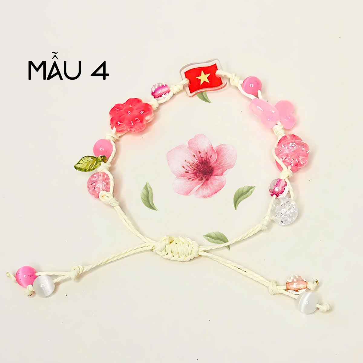 Mô tả Vòng Tay Lá Cờ Việt Nam - 1