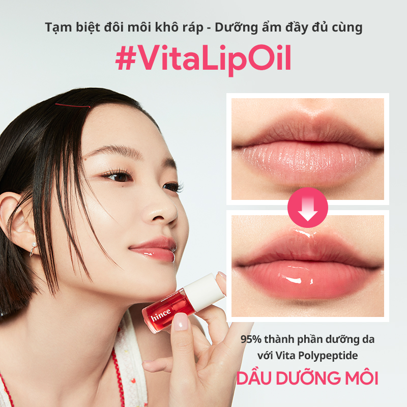 Mô tả Dầu Dưỡng Môi hince Vita Barrier Nourishing Lip Oil - 2