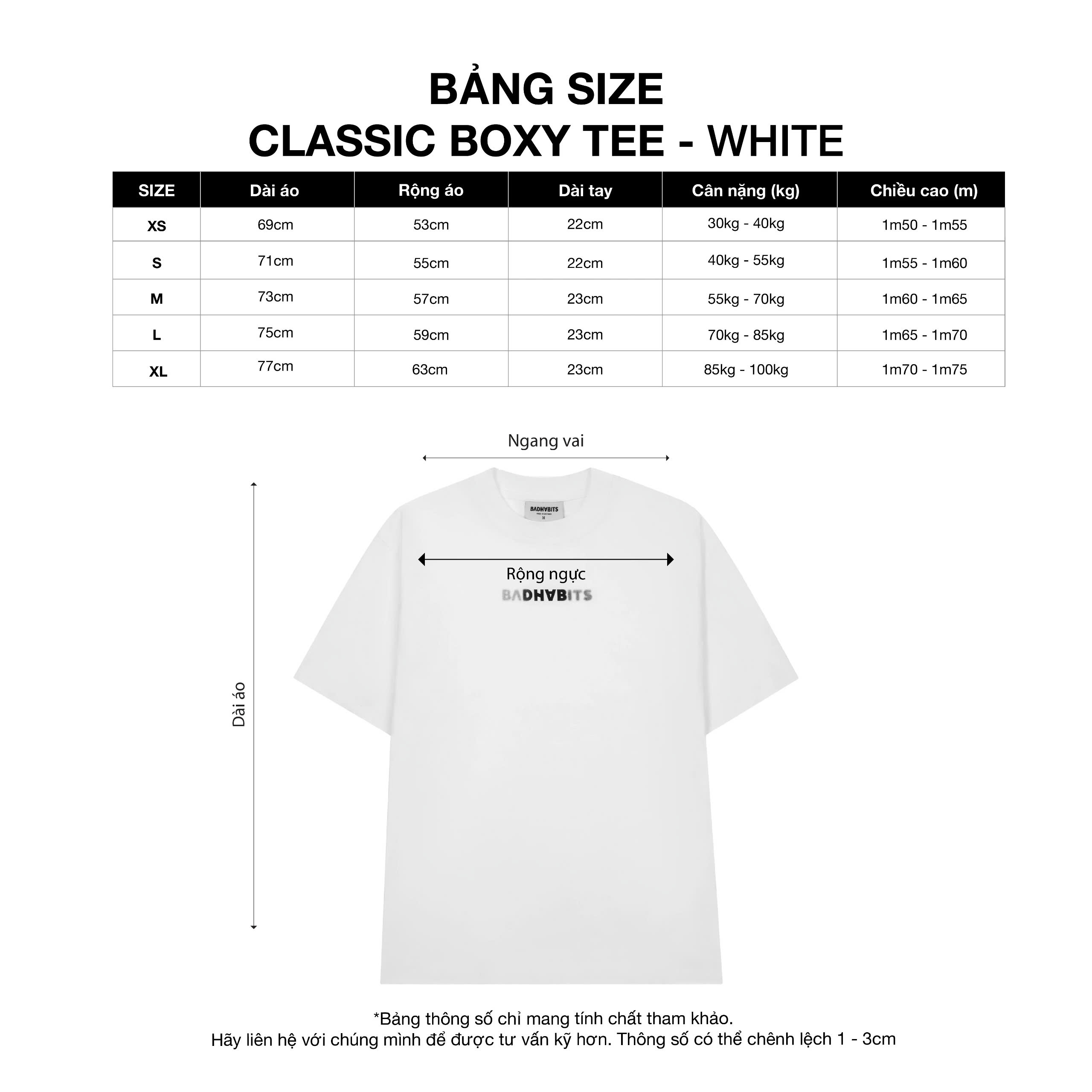 Mô tả Áo thun Unisex - CLASSIC REGULAR TEE - Local Brand Chính Hãng - 1
