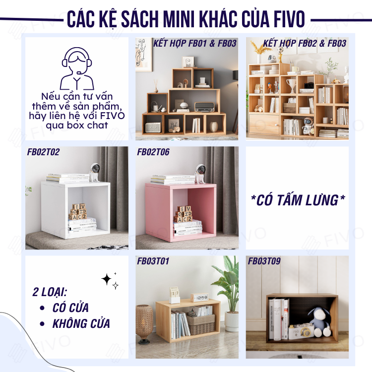 Mô tả Kệ Sách Gỗ Tổ Ong FIVO FB01 Đa Tầng Dễ Lắp Ráp, Có Tấm Lưng Dày Dặn, Phù Hợp Với Mọi Không Gian, Đa Dạng Cách Sắp Xếp - 10