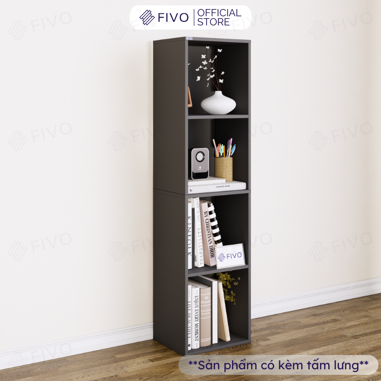 Mô tả Kệ Sách Gỗ Tổ Ong FIVO FB01 Đa Tầng Dễ Lắp Ráp, Có Tấm Lưng Dày Dặn, Phù Hợp Với Mọi Không Gian, Đa Dạng Cách Sắp Xếp - 2