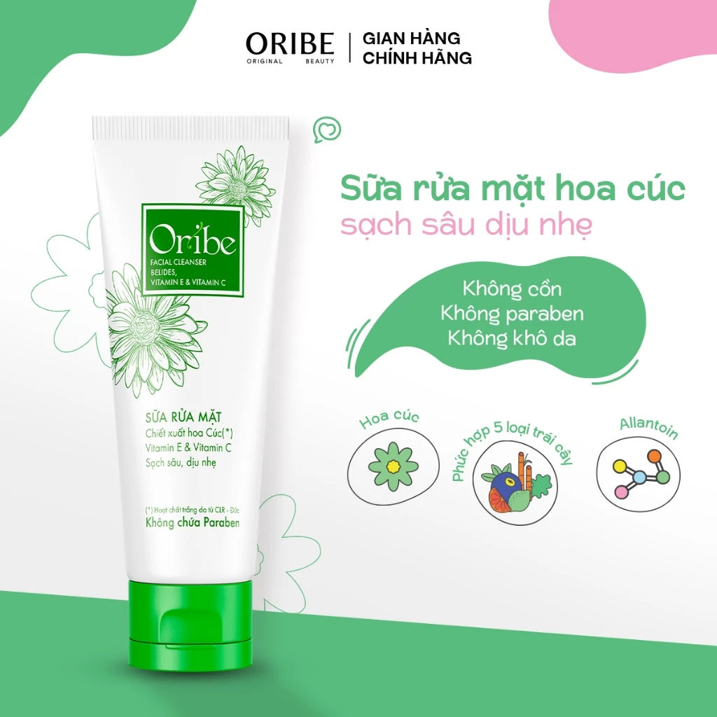 Mô tả Sữa rửa mặt làm sạch dịu nhẹ dưỡng da ẩm mịn dành cho mọi loại da Oribe - 6