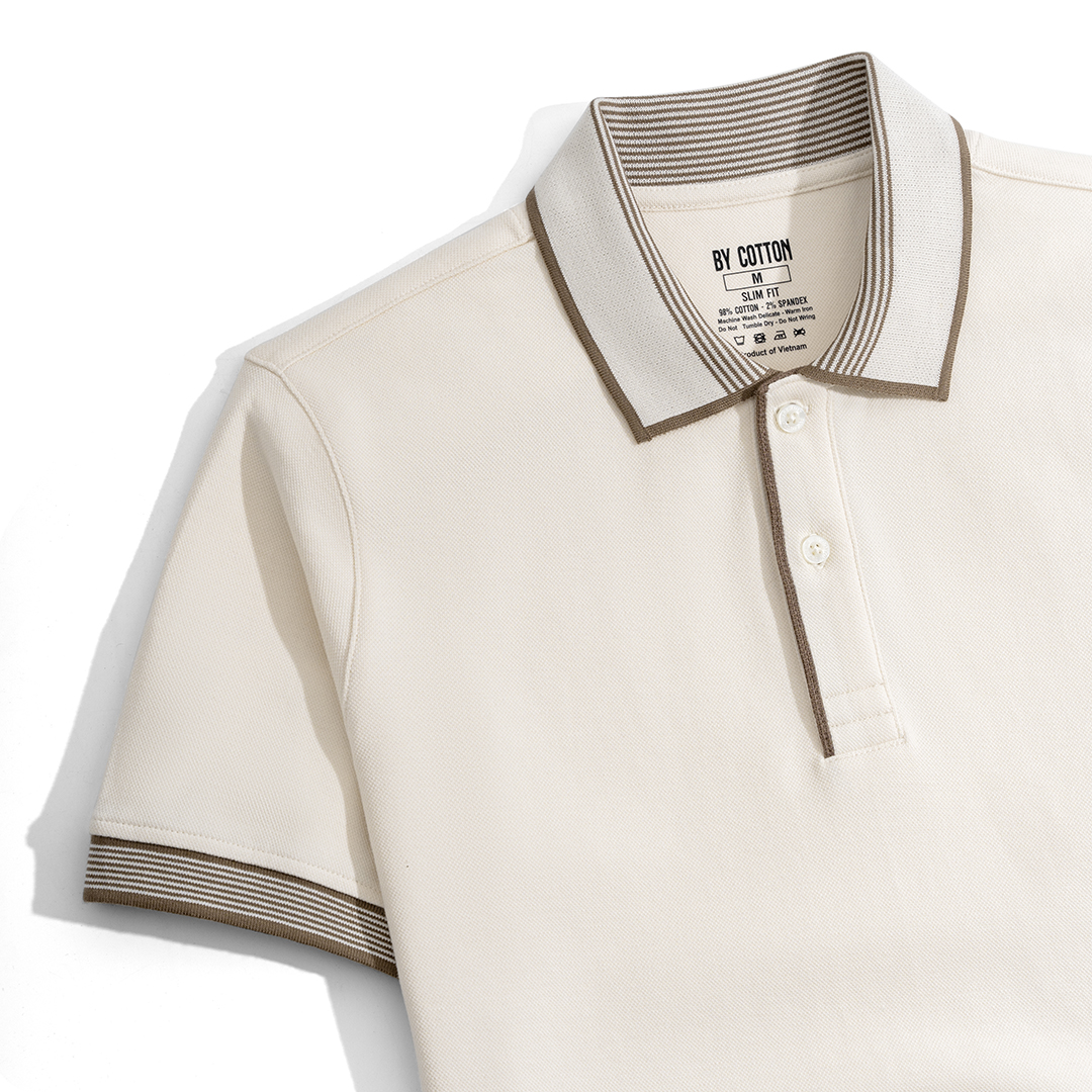 Mô tả Áo Thun Polo Nam By Cotton Cao Cấp Polo 2Layer 3 Màu - Viền Bo - 3