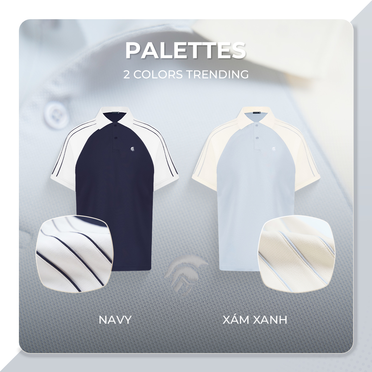 Mô tả Áo polo nam cao cấp VETRA, BST SÁNH ĐÔI, vải cá sấu cotton interlock, thanh lịch, sang trọng - POLOMANOR - 6