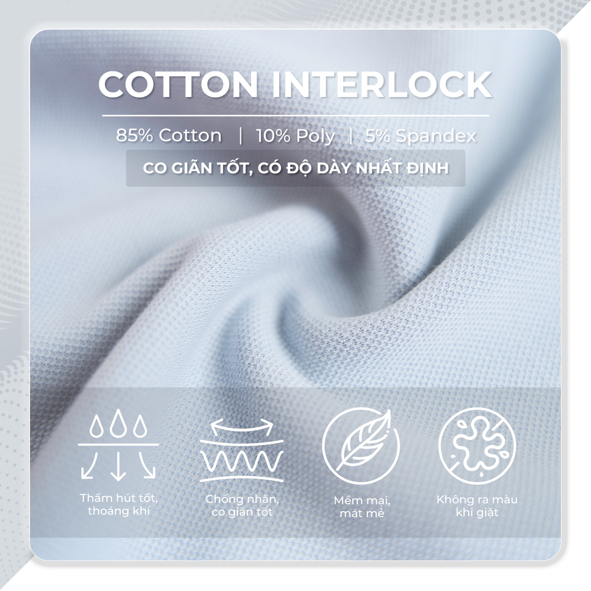 Mô tả Áo polo nam cao cấp VETRA, BST SÁNH ĐÔI, vải cá sấu cotton interlock, thanh lịch, sang trọng - POLOMANOR - 5
