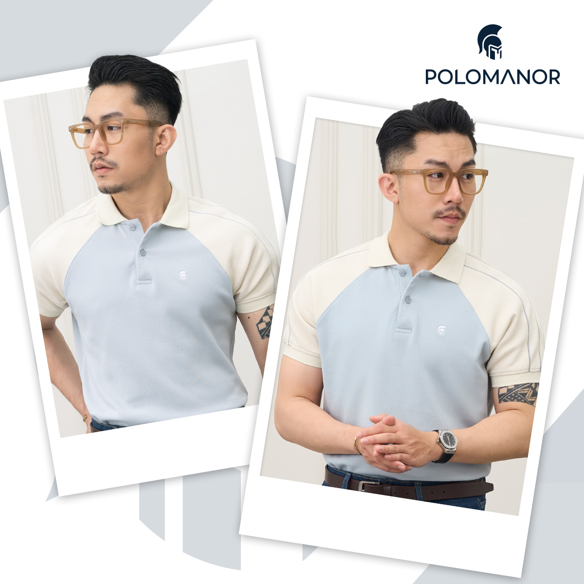 Mô tả Áo polo nam cao cấp VETRA, BST SÁNH ĐÔI, vải cá sấu cotton interlock, thanh lịch, sang trọng - POLOMANOR - 1