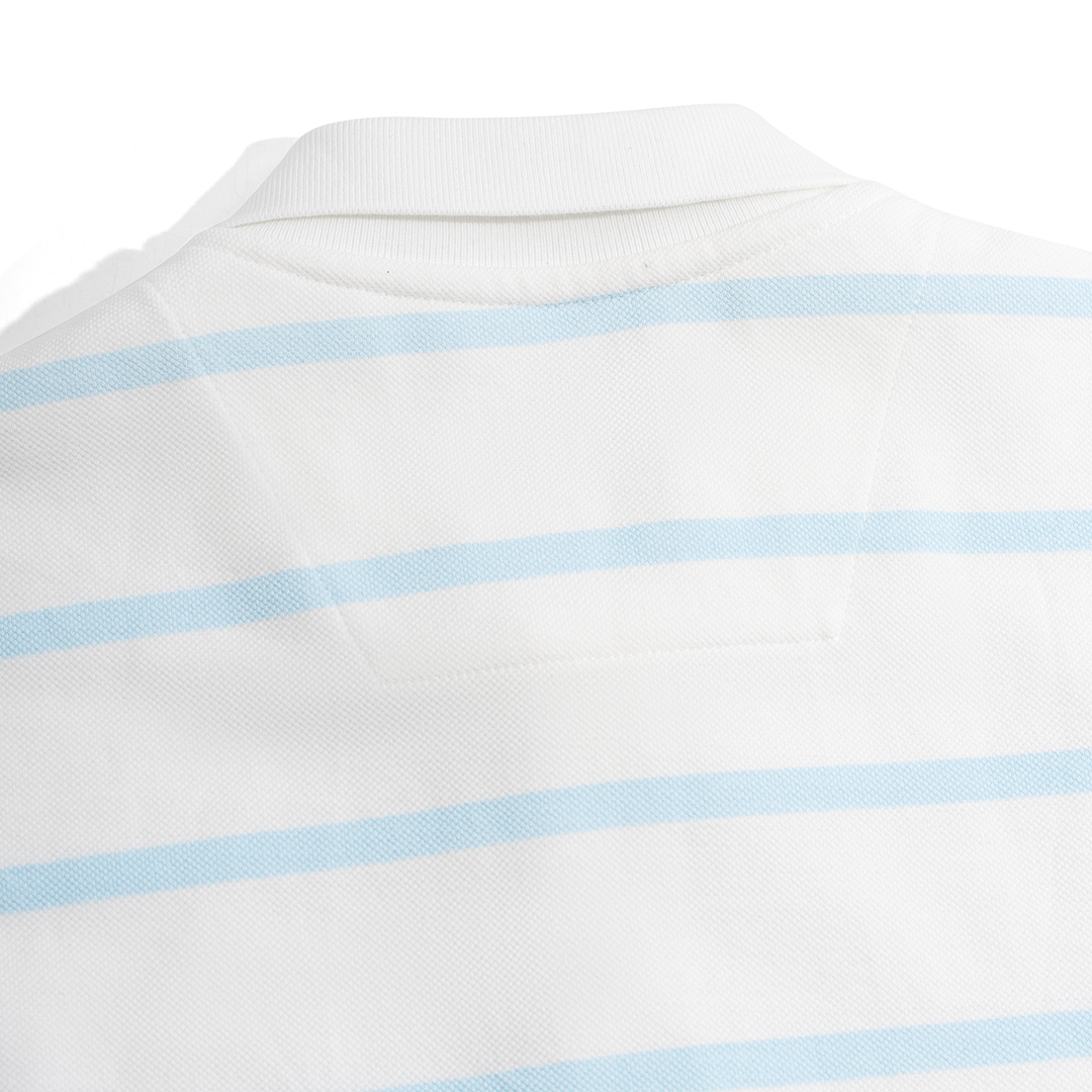 Mô tả Áo Thun Polo Nam By Cotton Cao Cấp Polo Pique 2.0 Trắng In Sọc - 6