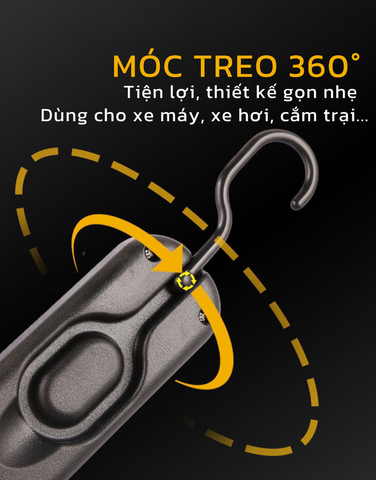 Mô tả Đèn Pin LED Cầm Tay Cao Cấp MODI SOLAR, Đèn Pin Led  Năng Lượng Mặt Trời Đa Năng Tiện Lợi - 6