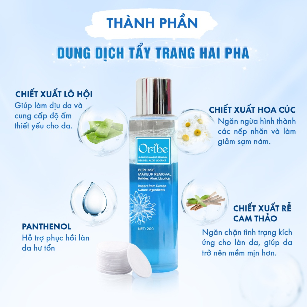 Cách dùng nước tẩy trang Oribe