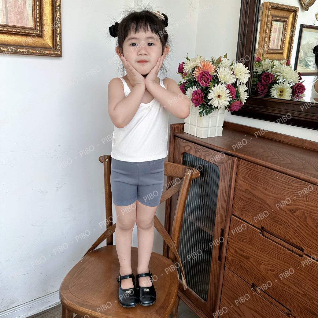 Mô tả Quần Đùi Biker Ôm Ngắn Cho Bé Tôn Dáng, Dễ Phối Đồ, Quân Đùi Cho Bé -BabyBoo-PiBo-T2- QDBK - 2