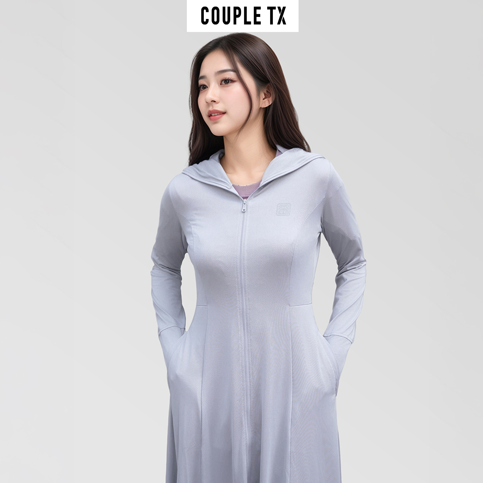 Mô tả Áo Khoác Nữ Chống Nắng Couple TX Anti UV Dáng Dài WOK 2068 - 5