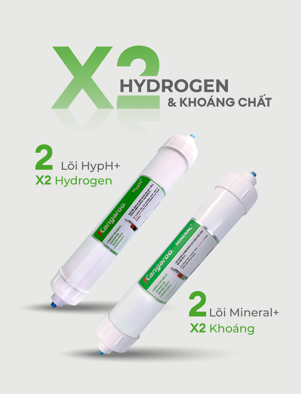 Mô tả Máy lọc nước Kangaroo Hydrogen nóng lạnh 11 lõi KG10A68 - 4