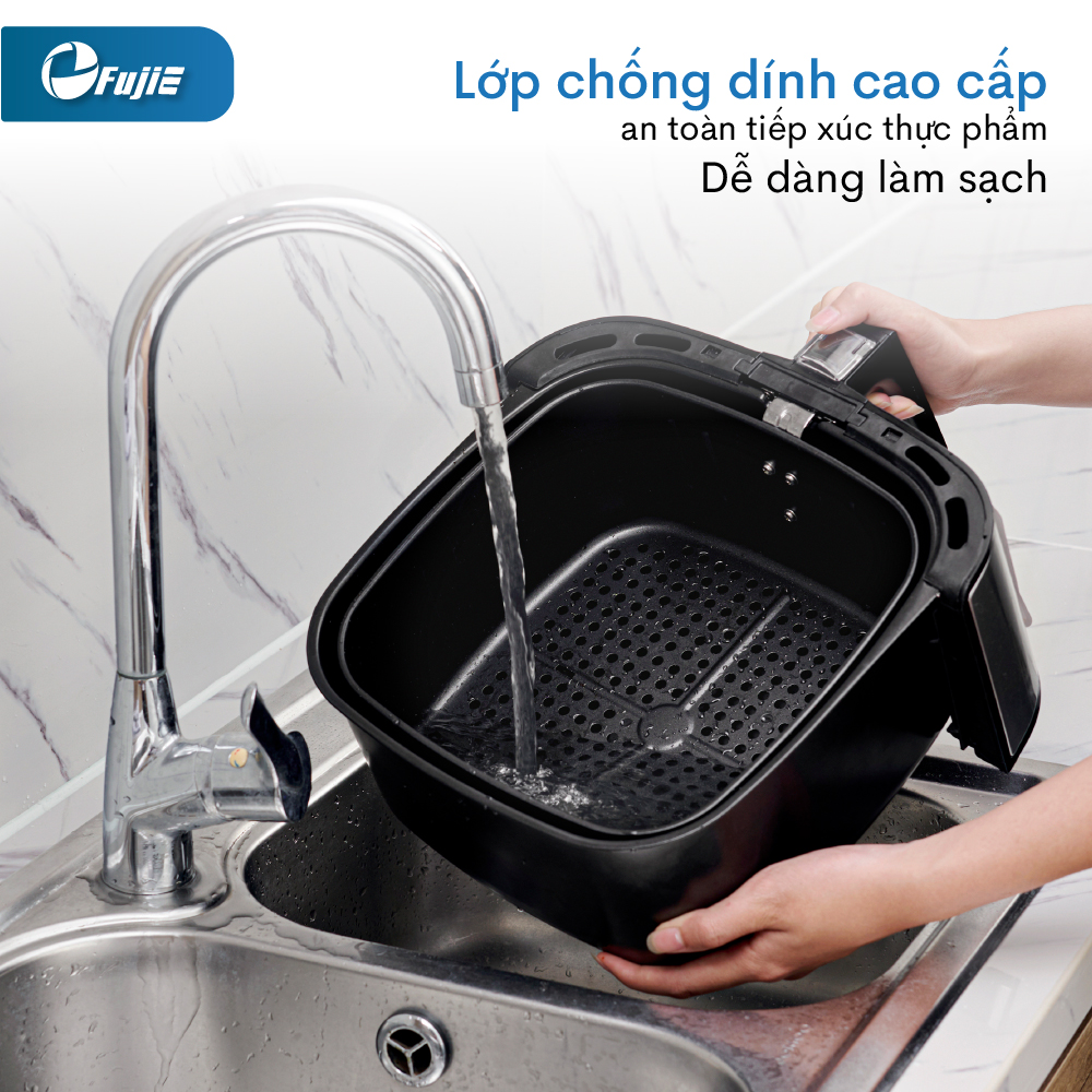 Mô tả Nồi chiên không dầu FujiE AF9D dung tích 9.2L - Bảng điều khiển điện tử - Chương trình cài đặt sẵn - 7