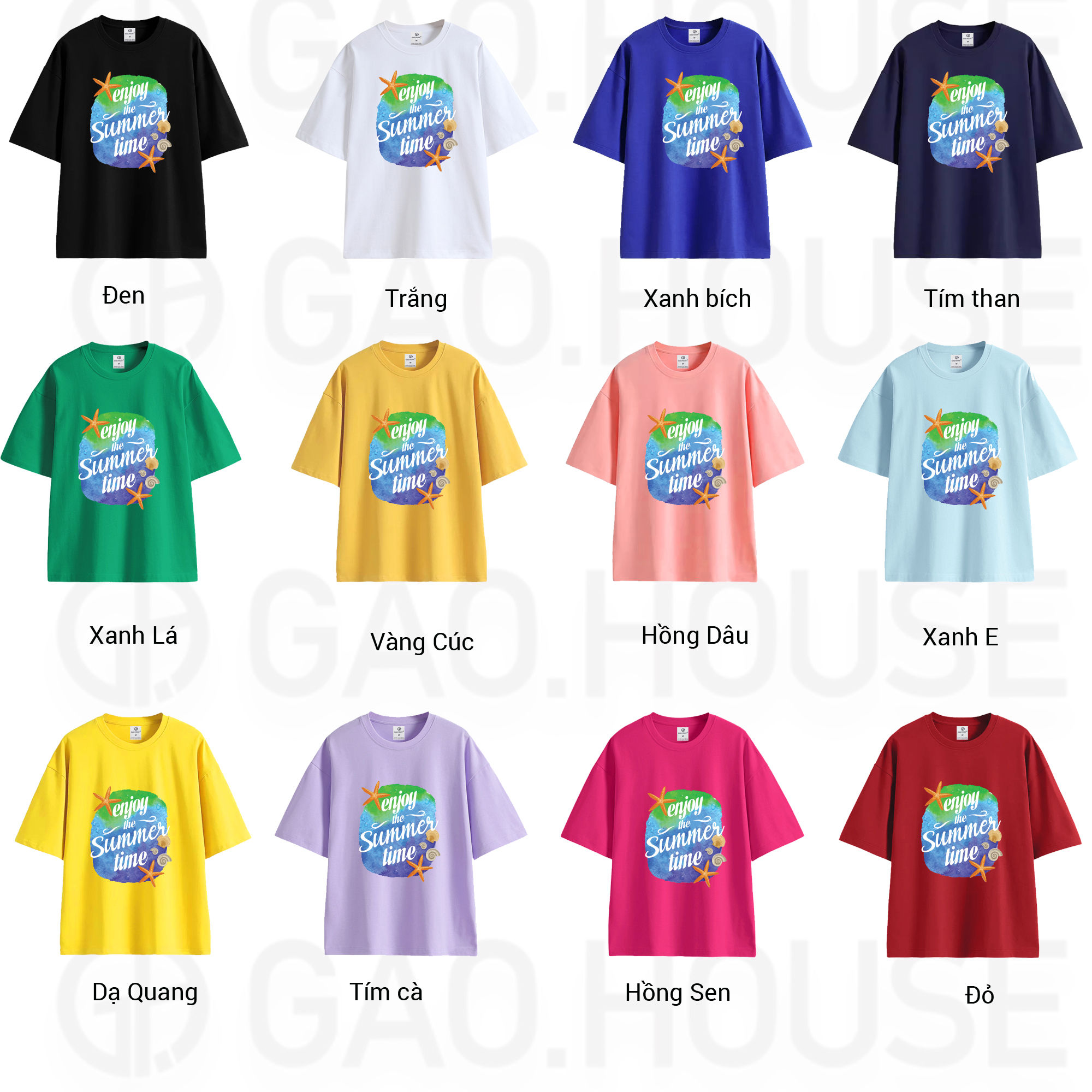 Áo phông nhóm GạoHouse N6 form Oversize