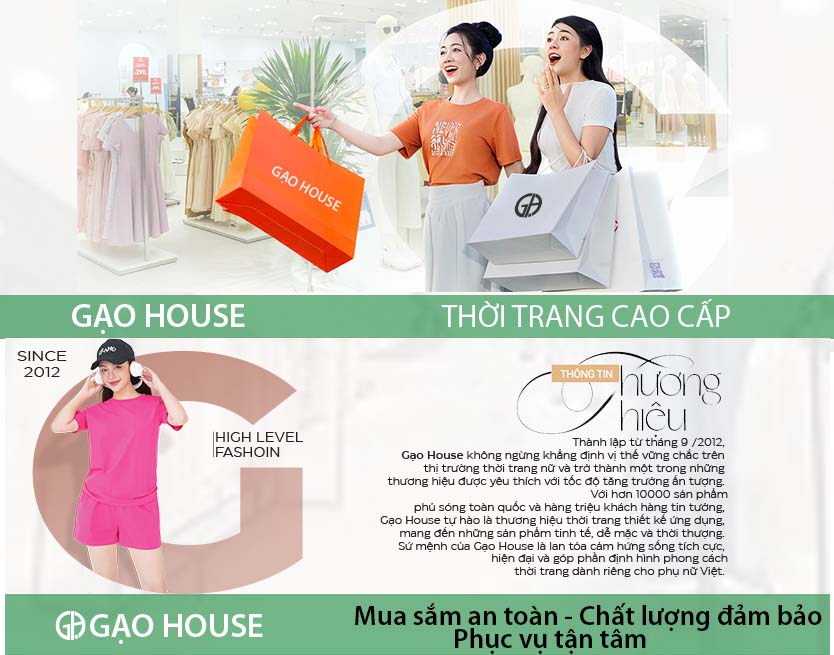 Hướng dẫn bảo quản áo GạoHouse