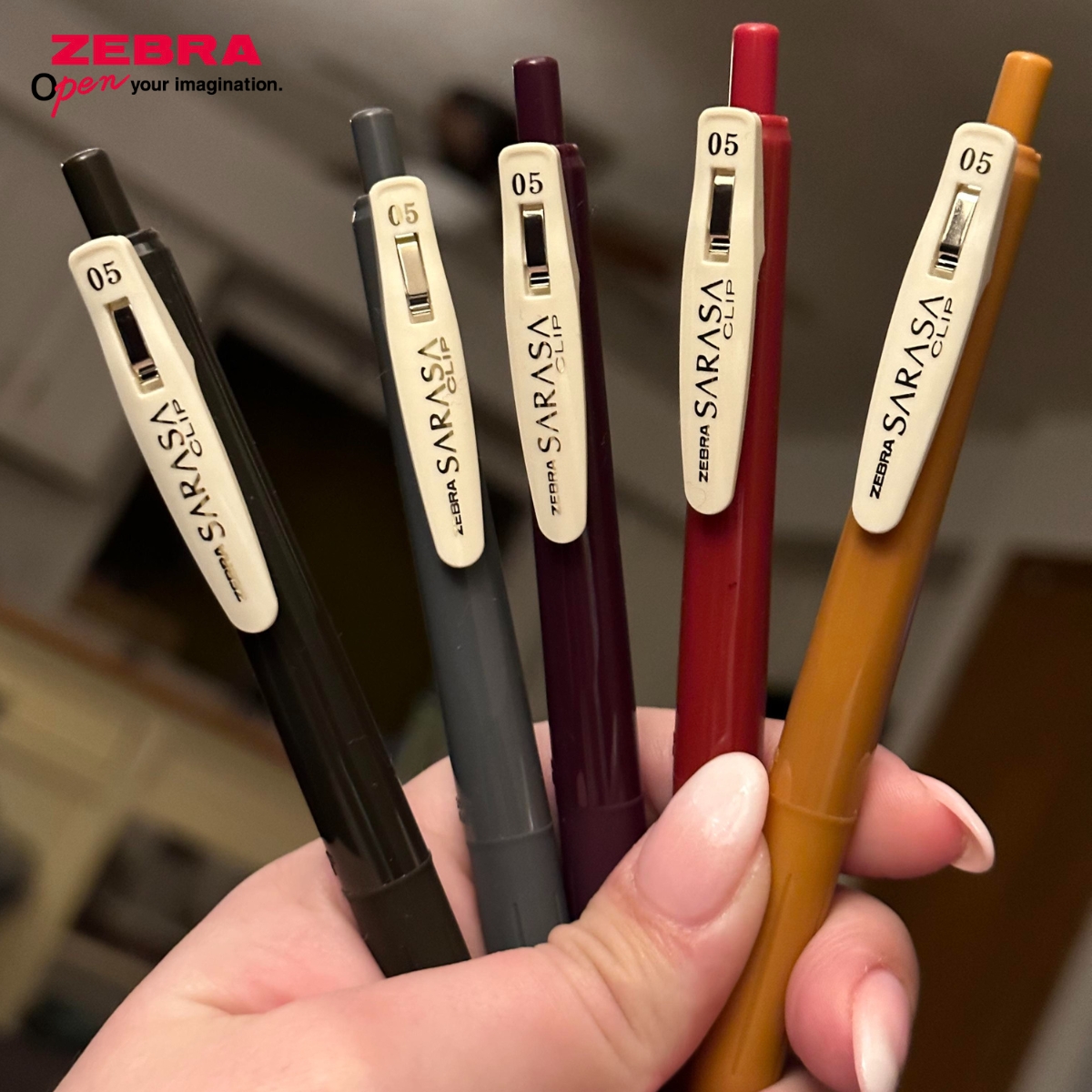 Mô tả Bút Gel Zebra Sarasa Clip Vintage 0.5mm - 10 Màu Cổ Điển, Mực Gốc Nước, Công Nghệ Nhật Bản [Chính Hãng] - 4