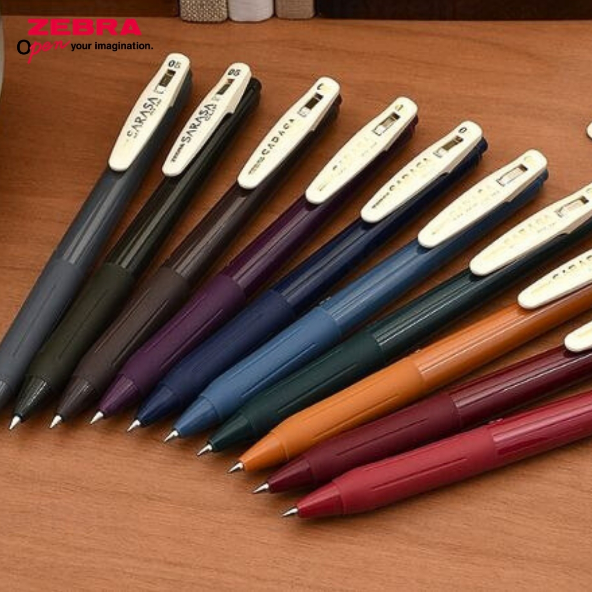 Mô tả Bút Gel Zebra Sarasa Clip Vintage 0.5mm - 10 Màu Cổ Điển, Mực Gốc Nước, Công Nghệ Nhật Bản [Chính Hãng] - 6