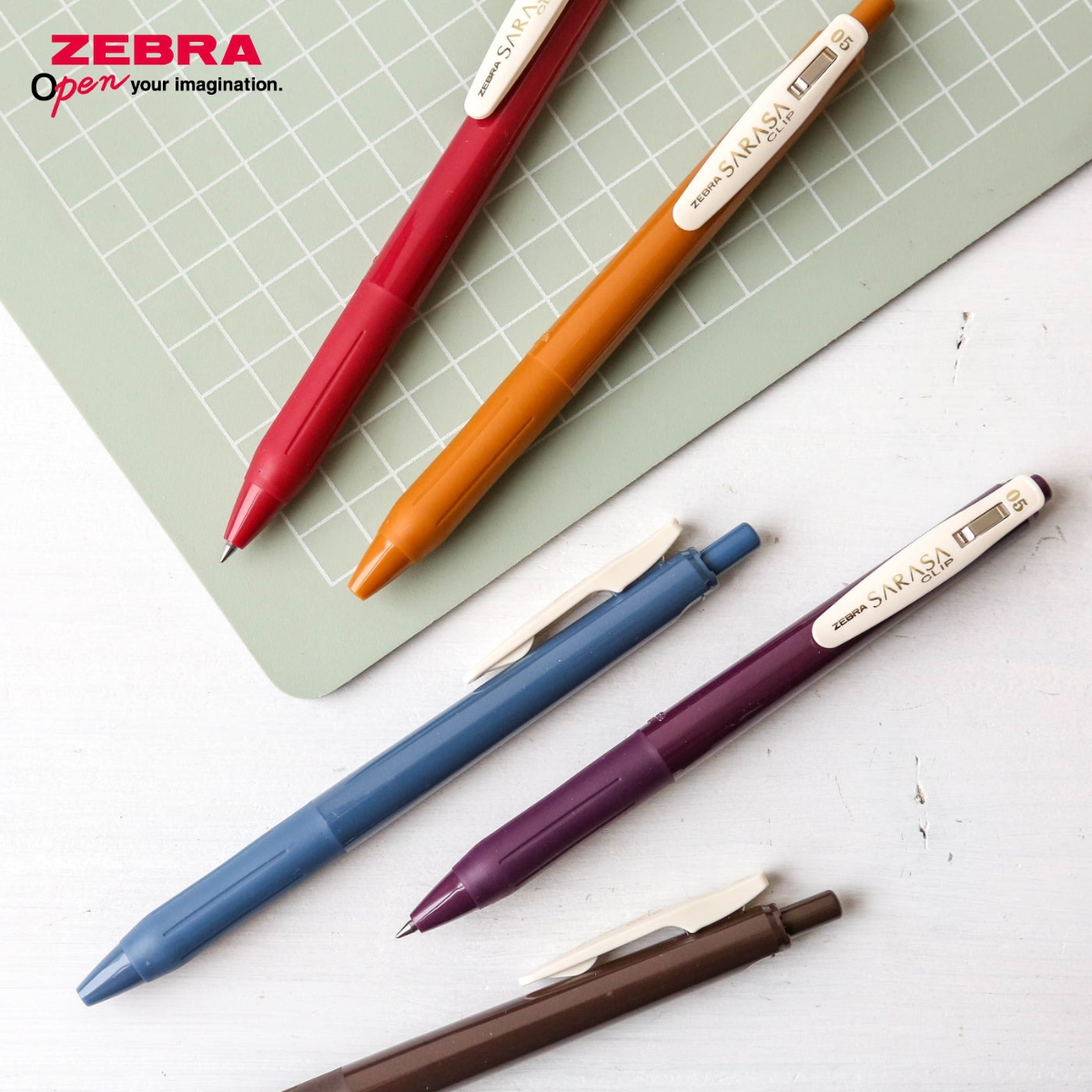 Mô tả Bút Gel Zebra Sarasa Clip Vintage 0.5mm - 10 Màu Cổ Điển, Mực Gốc Nước, Công Nghệ Nhật Bản [Chính Hãng] - 7