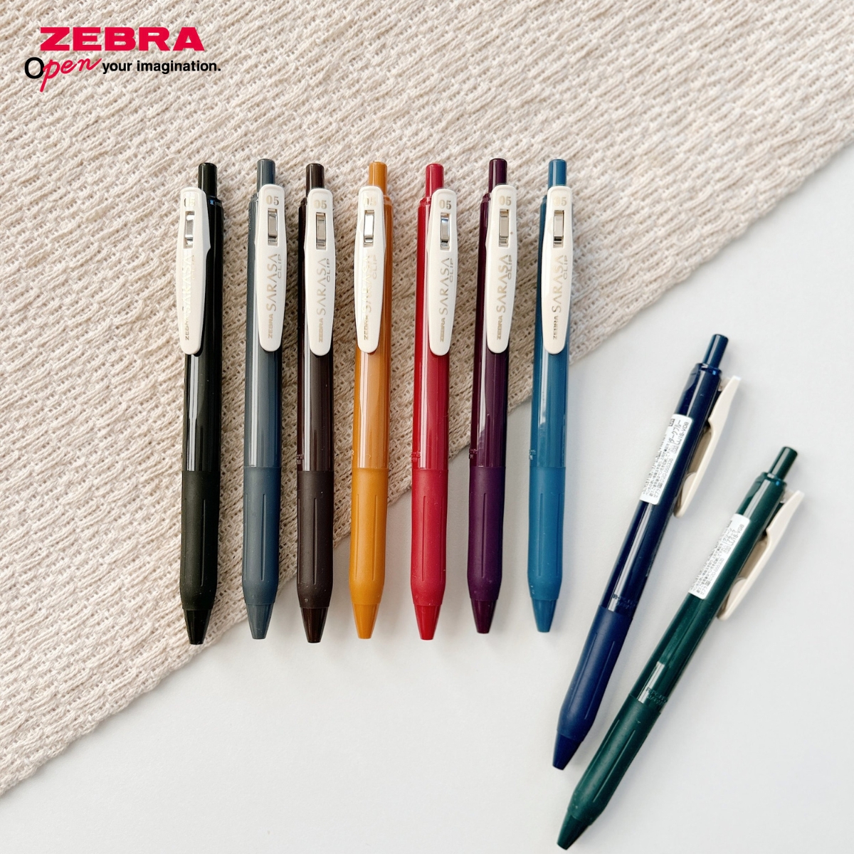 Mô tả Bút Gel Zebra Sarasa Clip Vintage 0.5mm - 10 Màu Cổ Điển, Mực Gốc Nước, Công Nghệ Nhật Bản [Chính Hãng] - 8