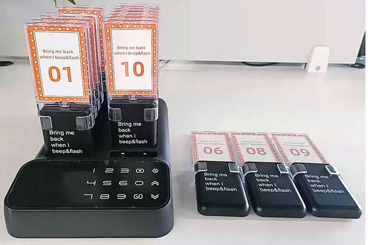 Bộ Thẻ Rung tự phục vụ, order gọi món 16 thẻ _ bảo hành 1 năm | Shopee ...