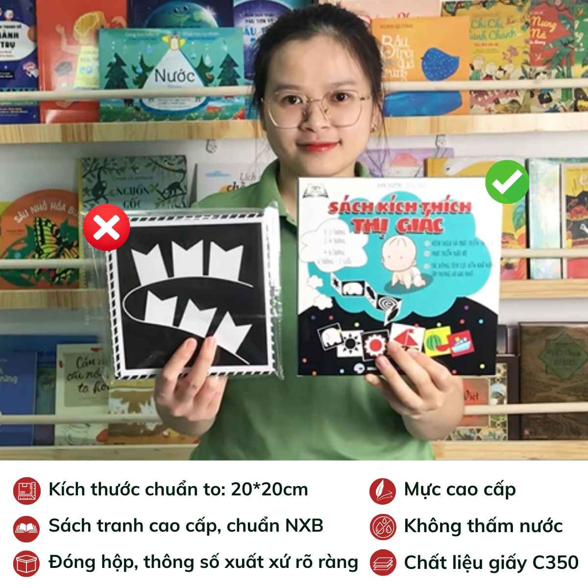 Mô tả Sách - Tranh kích thích thị giác cho trẻ sơ sinh (Bộ 3 thẻ) - 3
